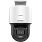 Camara IP Hikvision DS-2DE2C400SCG-E(F1) tipo speed dome PTZ, 4 MP, Lente fija 4mm, ColorVu, IP66 - Miniatura 1