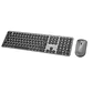 Kit Combo Teclado y mouse Klip Xtreme KBK-850 Inalambrico, Bluetooth, Hasta 1200 DPI - Miniatura 1
