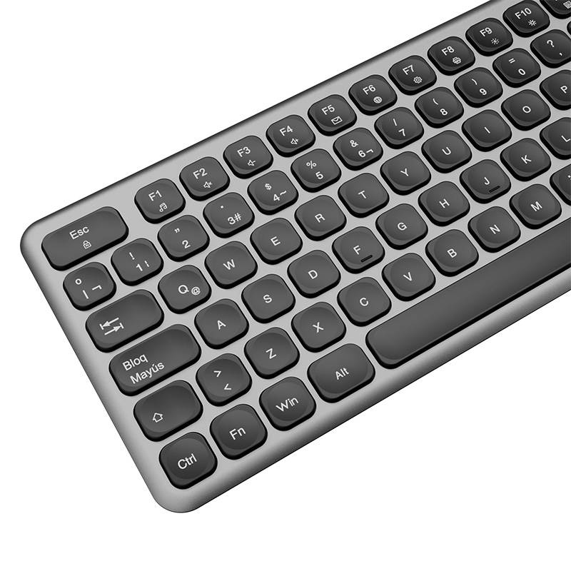 Kit Combo Teclado y mouse Klip Xtreme KBK-850 Inalambrico, Bluetooth, Hasta 1200 DPI 2