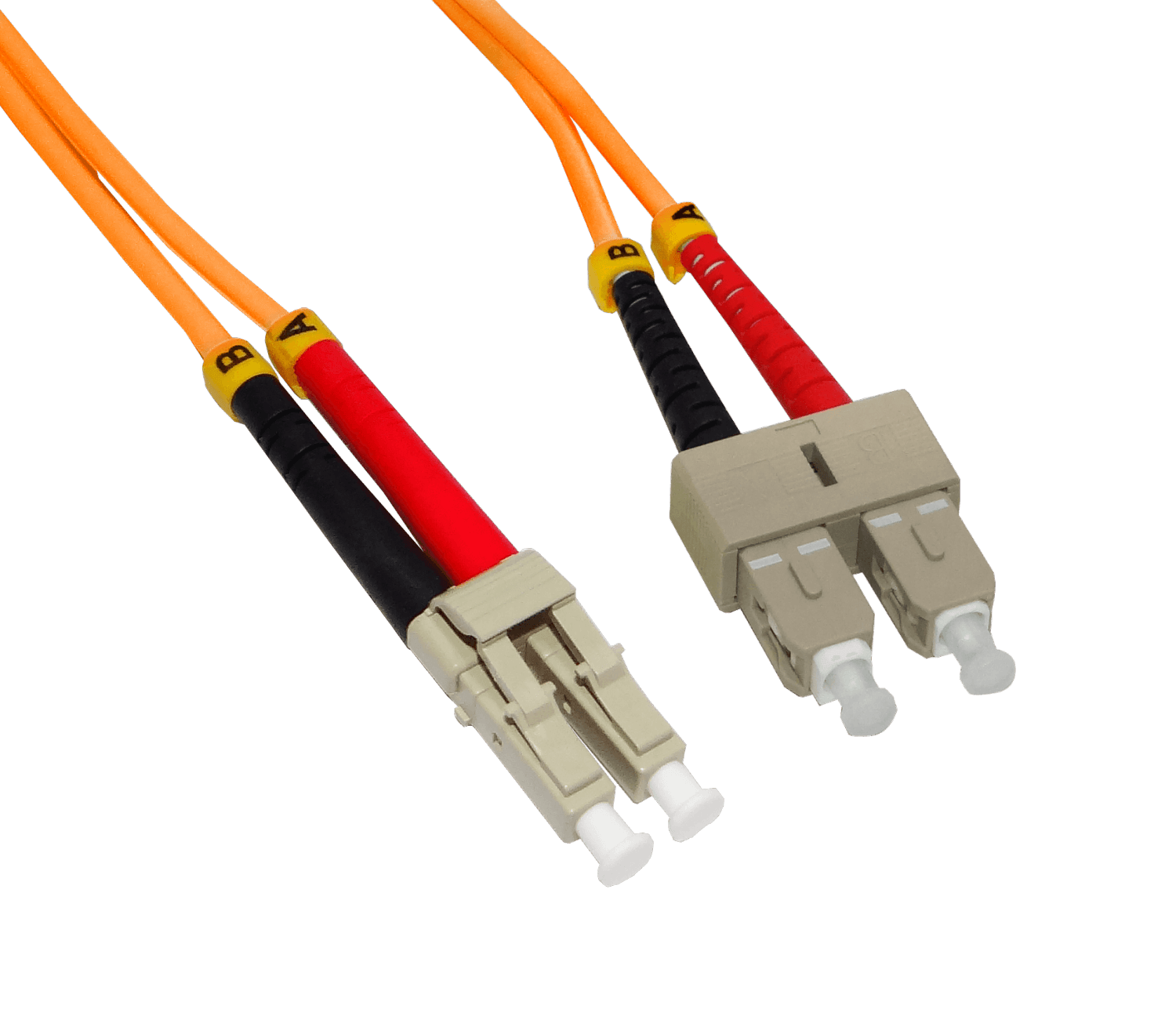 3mt LC-SC OM1 MultiModo MM Duplex Jumper Fibra 3mm 62.5/125um 1