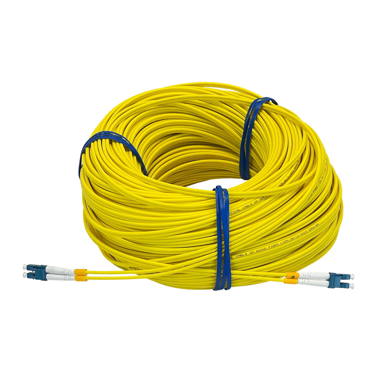 100mt LC-LC MonoModo SM Duplex Jumper Cable Fibra 3.0mm 9/125um 3