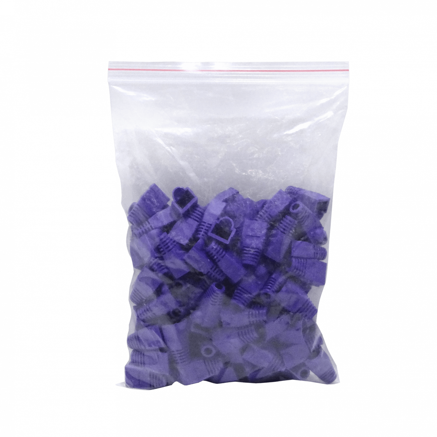 Morado Bolsa-100-unids Capuchon p/RJ45 Purpura Lila 3