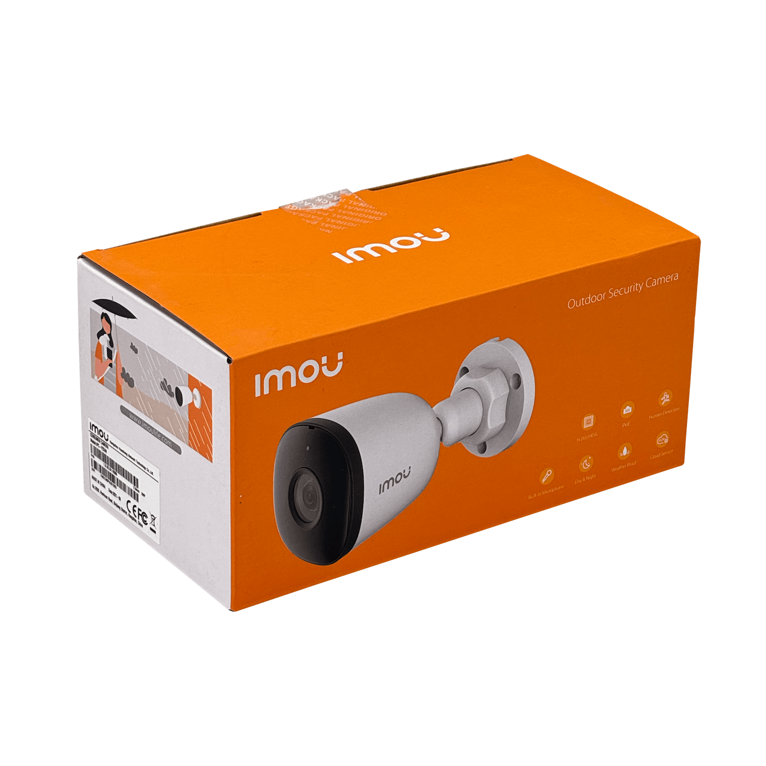 Cámara IP IMOU IPC-F22AN Bullet 2MP PoE IR 30m Full Color IP67 4