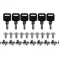 Rack de Pared LINKMADE RK15-6L 15U 60cm Fondo Negro Inc 2U Espacio Libre - Miniatura 5
