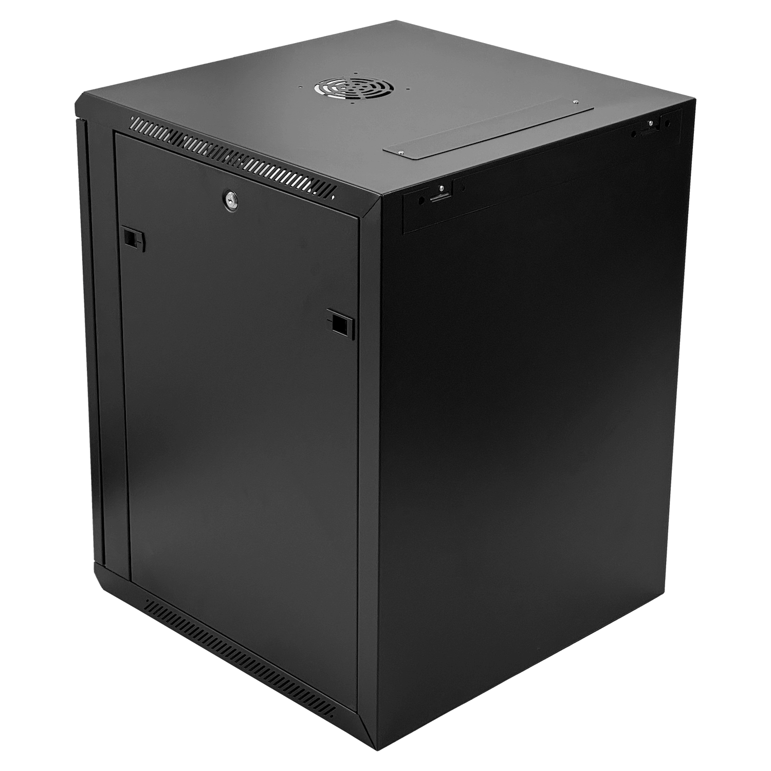 Rack de Pared LINKMADE RK15-6L 15U 60cm Fondo Negro Inc 2U Espacio Libre 6