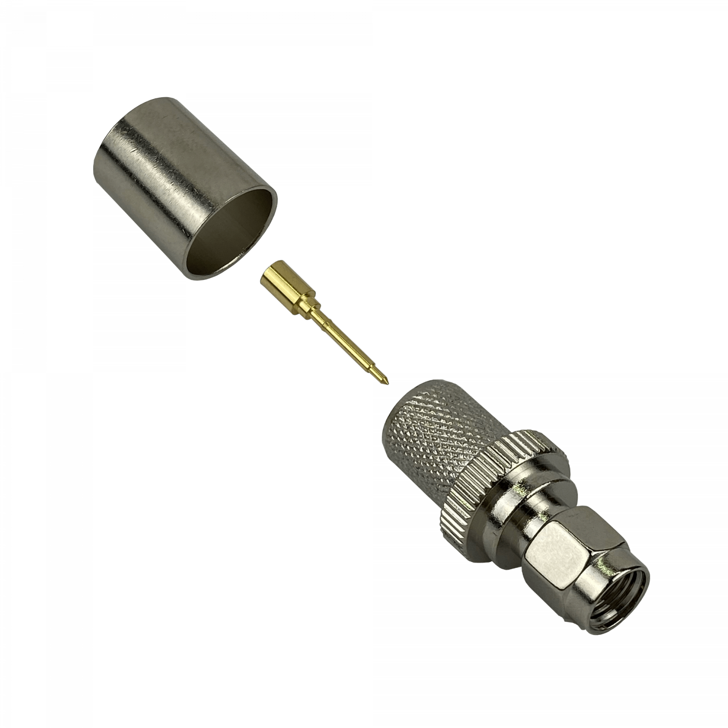 Conector SMA-Macho Crimpado para Cable Coaxial LMR400 Serie-400 4