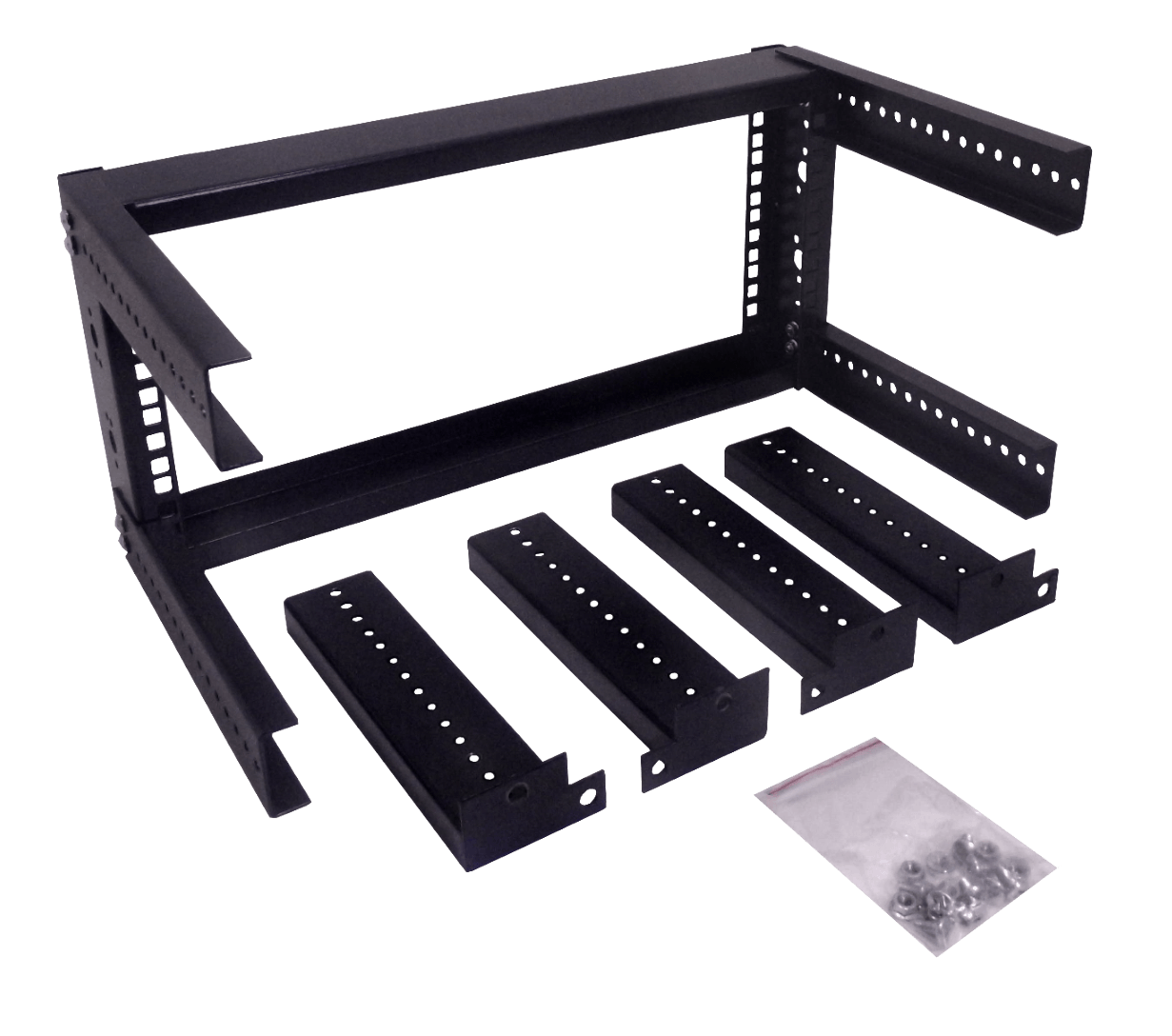 Bracket Mural 4U, LINKMADE, ajustable 30-45cm, 19-Pulgadas 4