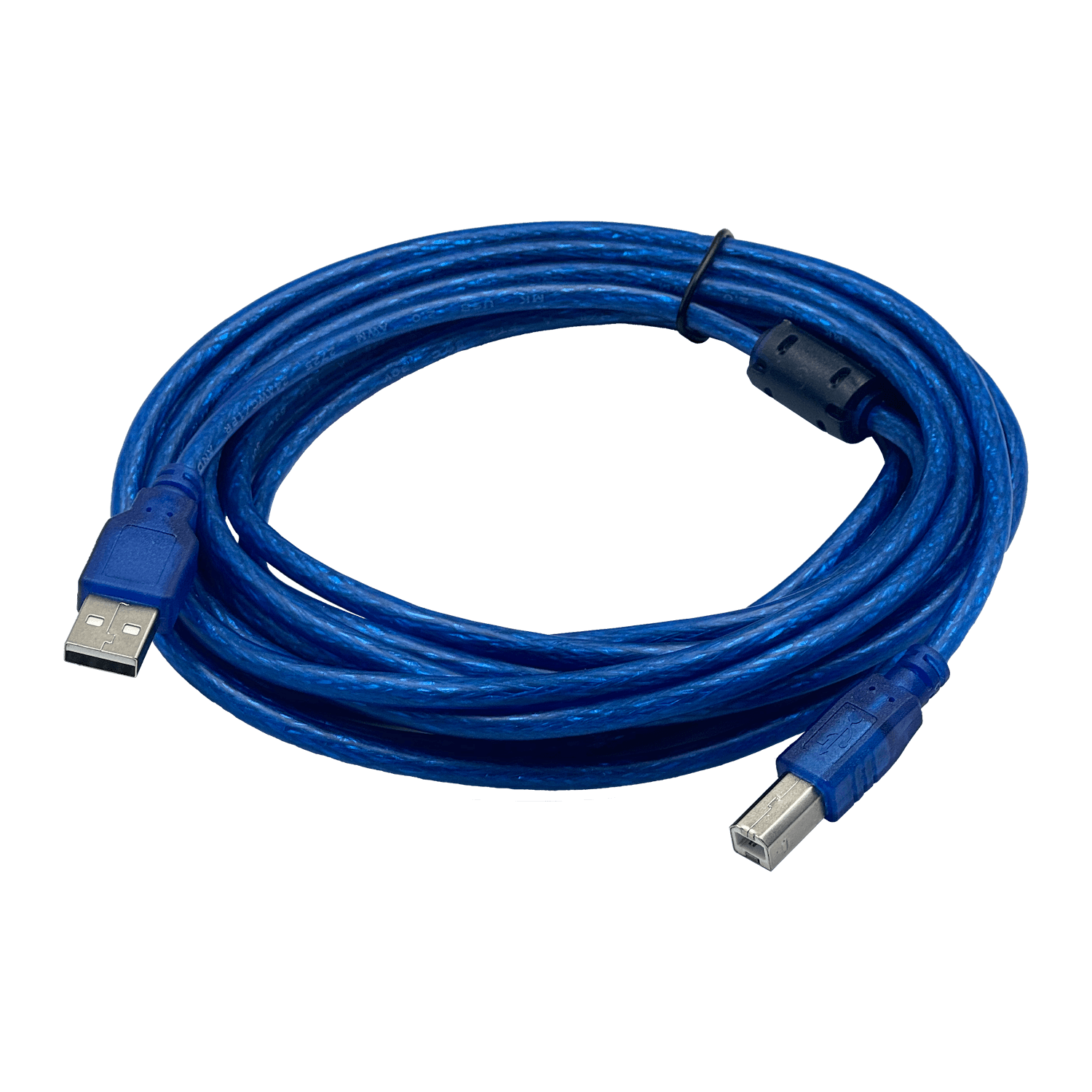 Cable USB 5m, A-Macho a B-Macho, Compatible con Impresoras 3