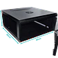 Gabinete Pared LINKMADE RK04-6L 4U Fondo 60cm Negro con Puerta de Vidrio - Miniatura 5