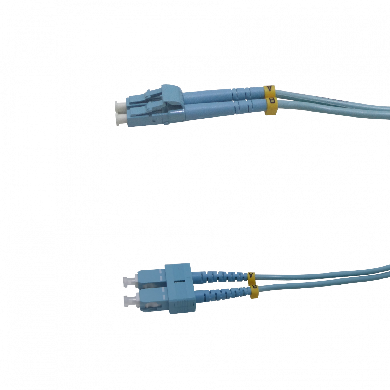 15mt LC-SC OM3 MultiModo MM Duplex Jumper Fibra 50/125um 3.0mm LSZH 2