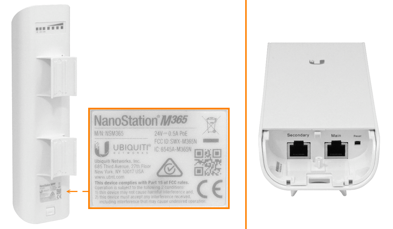 CPE Inalámbrico de 3.65 GHz con Antena Integrada de 13.7 dBi, Ubiquiti NanoStation M365 (NSM365) 4