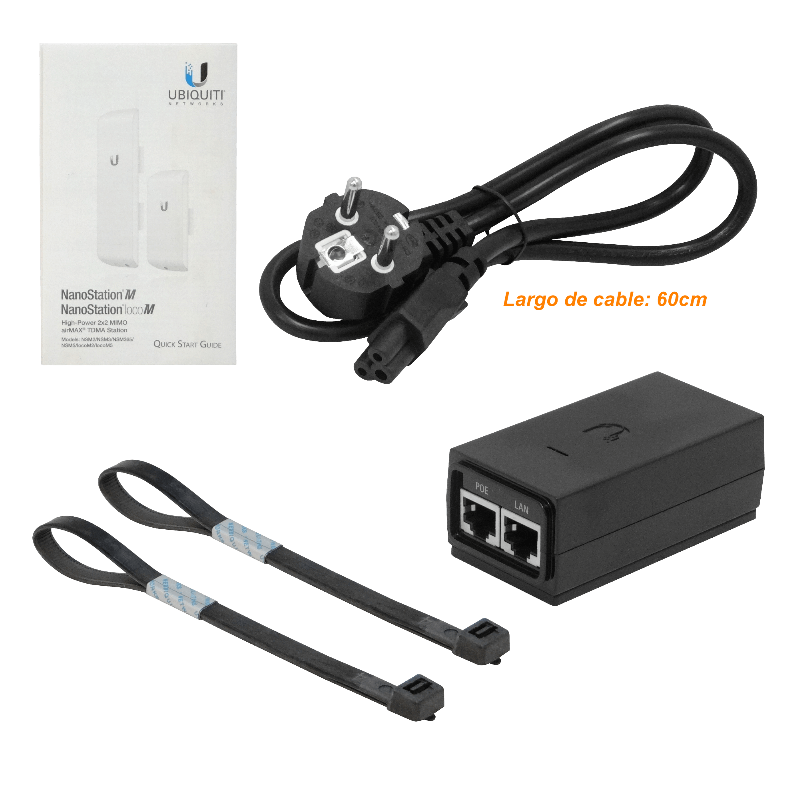 CPE Inalámbrico de 3.65 GHz con Antena Integrada de 13.7 dBi, Ubiquiti NanoStation M365 (NSM365) 5