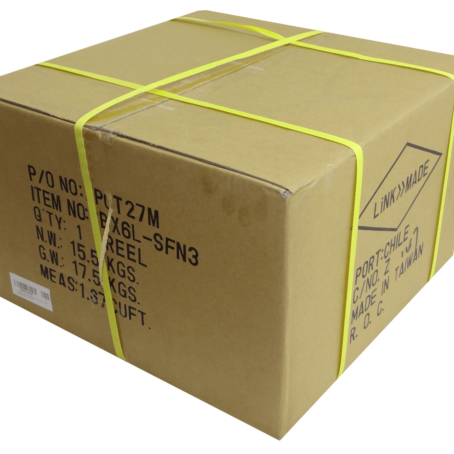 Cable SF/UTP Exterior LINKMADE CBX6L-SFN3 300m Cat6 Cobre Sólido AWG23 Negro PE 1