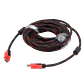 Cable HDMI 10m 720p v1.4, HDMI-M a HDMI-M, Negro, 3D, sin Bisagra - Miniatura 2
