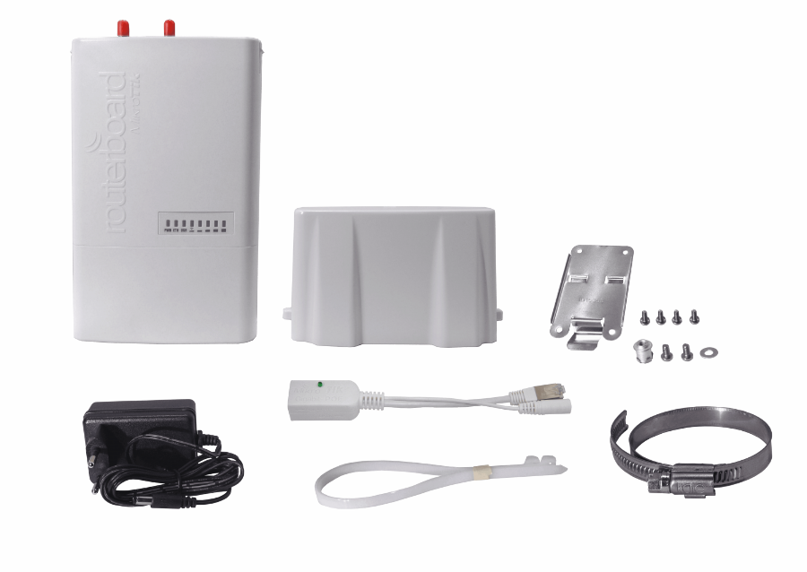 Punto de Acceso Exterior MikroTik BaseBox 5 - 5 GHz, Alta Potencia, Gigabit Ethernet 3