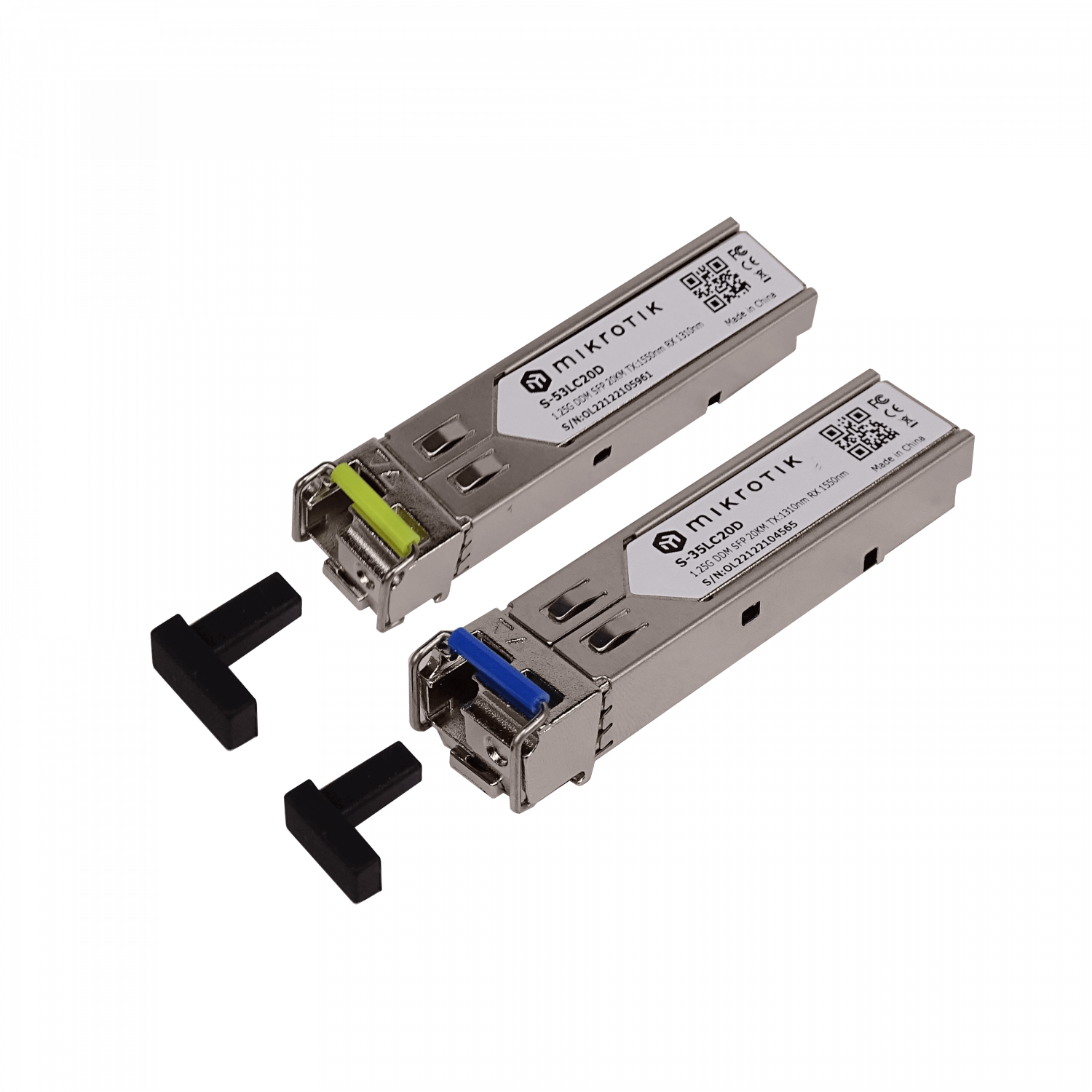 Módulo SFP MikroTik S-3553LC20D 20km 1550/1310nm 1.25Gbps 3