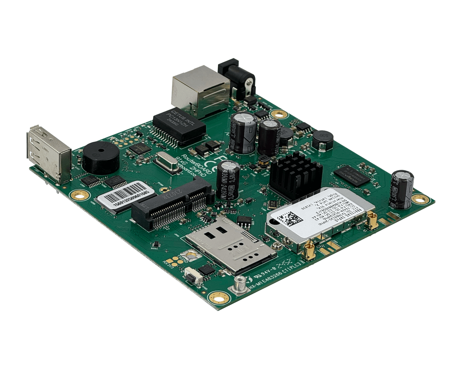RouterBoard MikroTik RB912UAG-2HPnD - 2.4GHz, Gigabit LAN, miniPCI-e, PoE 5