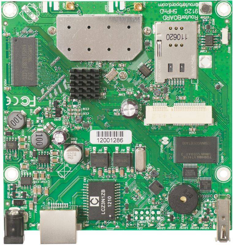 Router Inalámbrico MikroTik RB912UAG-5HPnD - 5 GHz, 802.11a/n, Gigabit Ethernet 2