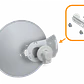 UBIQUITI 1-1000 Gigabit 25dBi 5GHz 400mm PowerBeam Exterior inc-PoE24V - Miniatura 5