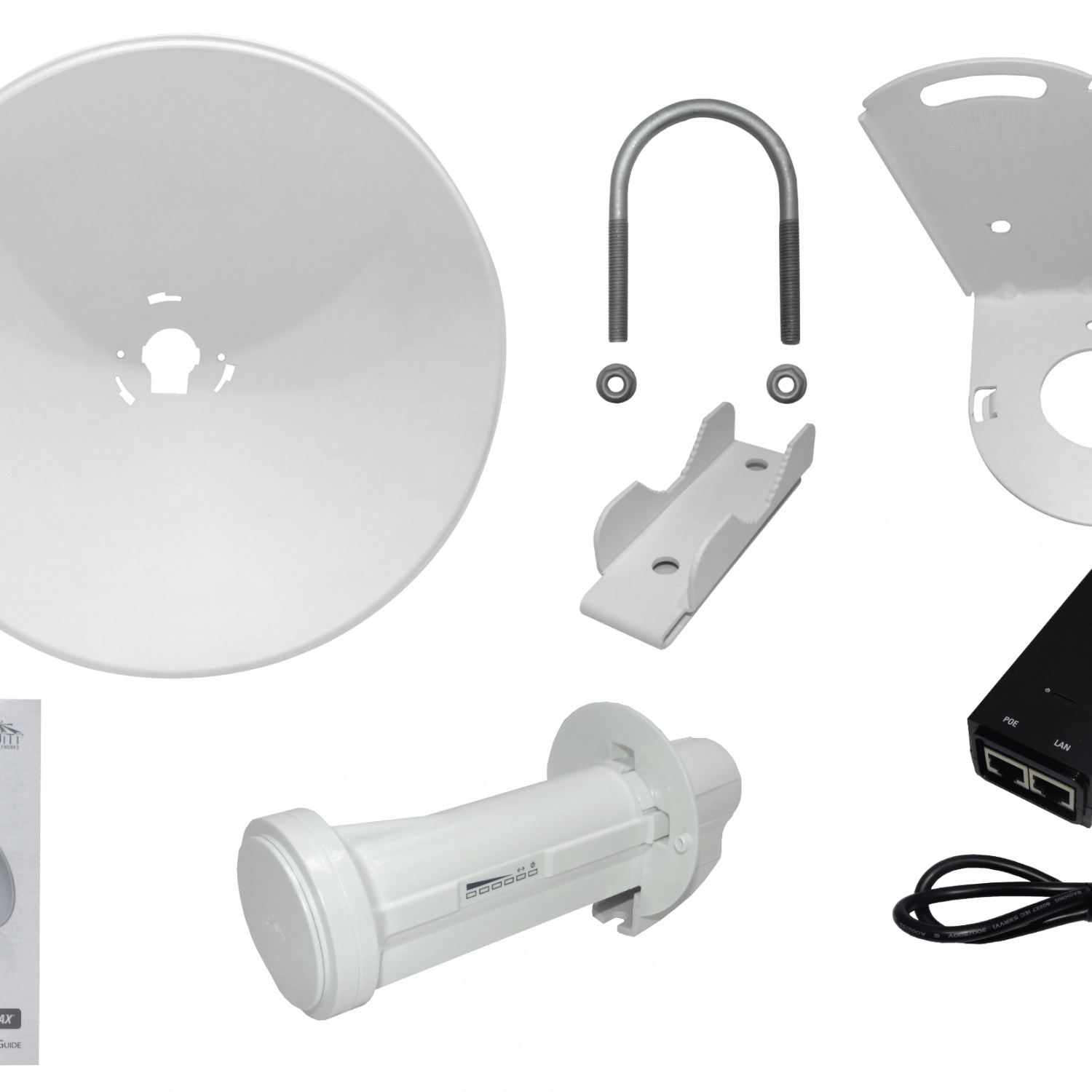 UBIQUITI 1-1000 Gigabit 25dBi 5GHz 400mm PowerBeam Exterior inc-PoE24V 6