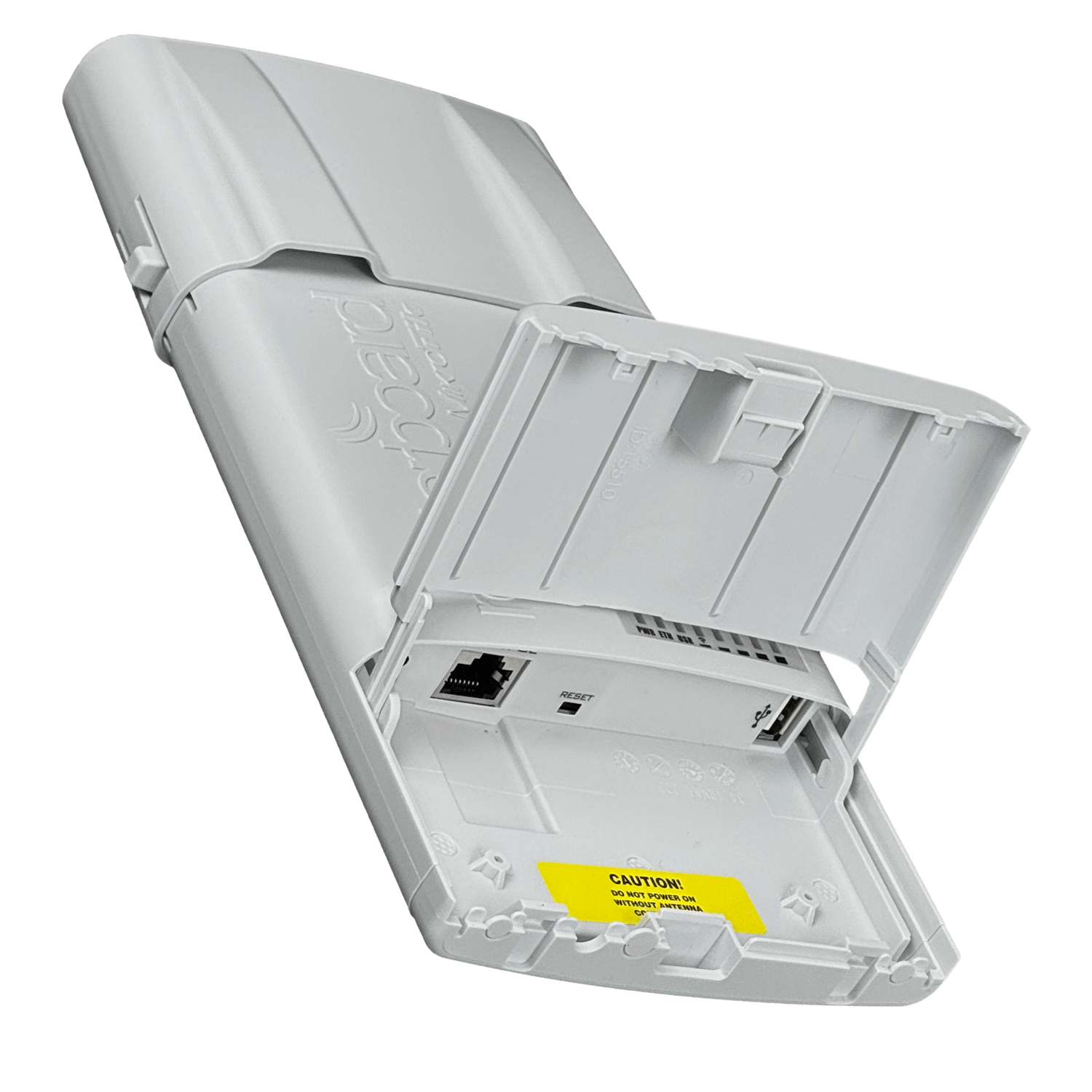 Punto de Acceso Exterior MikroTik BaseBox 2 - 2.4 GHz, Alta Potencia, Gigabit Ethernet 2