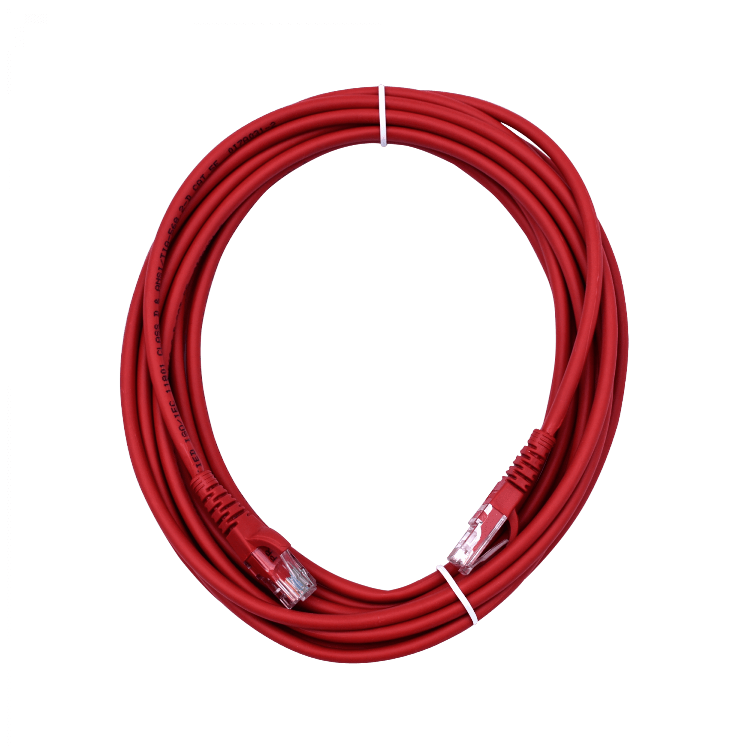 Cable Patch LINKMADE Cat6 U/UTP 5mt Rojo LSZH Inyectado Multifilar 1