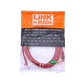 Cable Patch LINKMADE Cat6 U/UTP 5mt Rojo LSZH Inyectado Multifilar - Miniatura 2