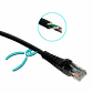 Cable Patch LINKMADE Cat5e 5mt Negro LSZH Inyectado Multifilar - Miniatura 4