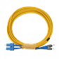 5mt SC-FC MonoModo SM Duplex Jumper Cable Fibra - Miniatura 3