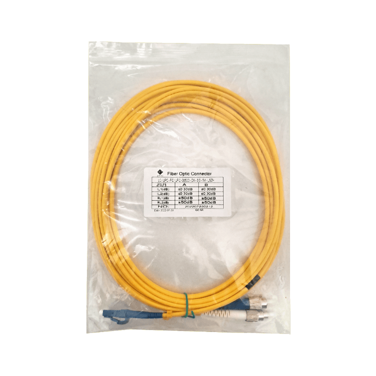 5mt LC-FC MonoModo SM Duplex Jumper Cable Fibra 9/125um LSZH 1