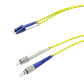 5mt LC-FC MonoModo SM Duplex Jumper Cable Fibra 9/125um LSZH - Miniatura 2