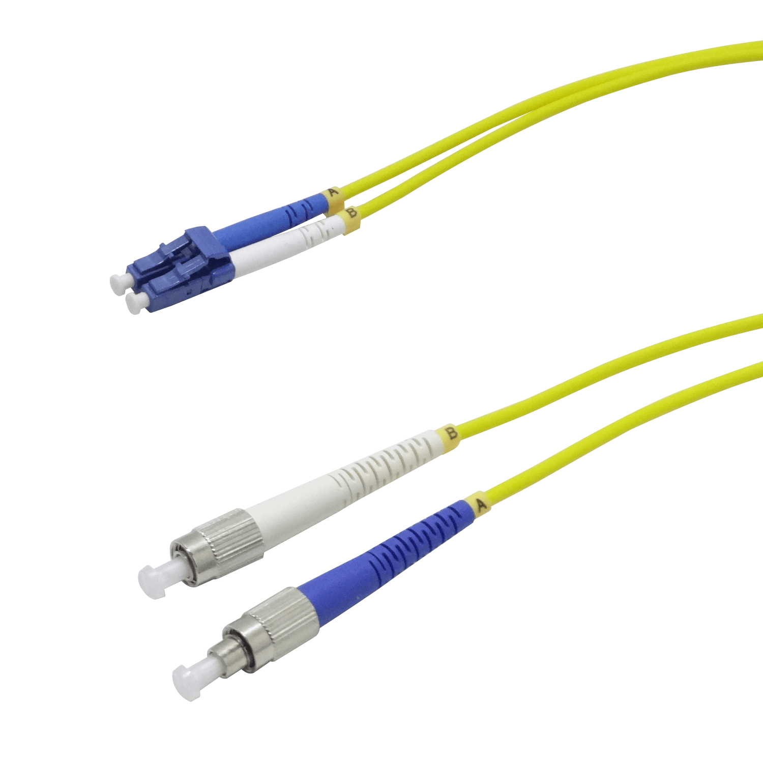 5mt LC-FC MonoModo SM Duplex Jumper Cable Fibra 9/125um LSZH 2