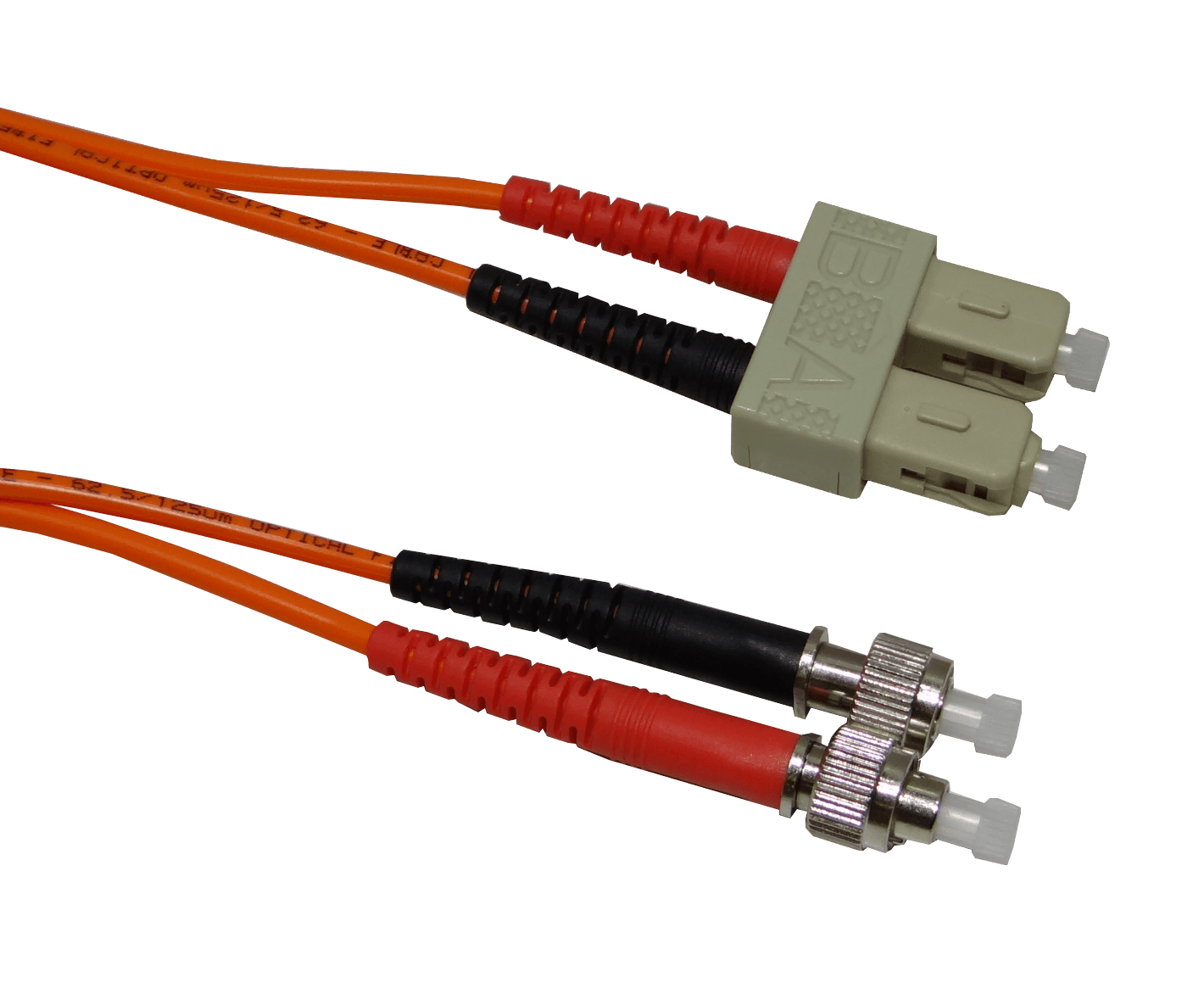 5mt SC-FC OM1 MultiModo MM Duplex Jumper Fibra 62.5/125um LSZH 2