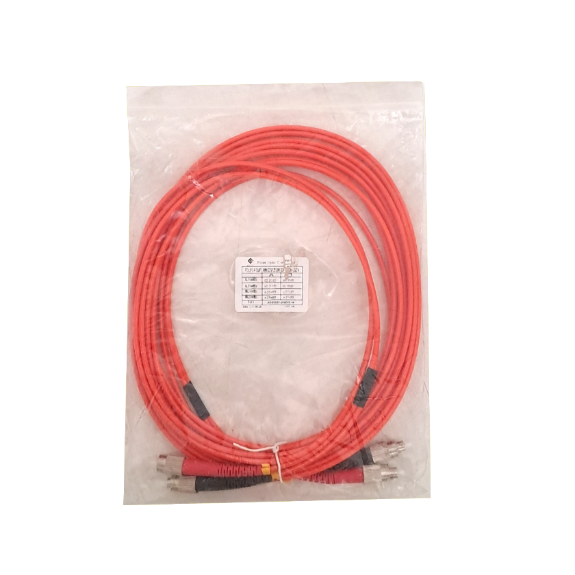 5mt FC-ST OM1 Multimodo MM Duplex Jumper Fibra 62.5/125um LSZH 2