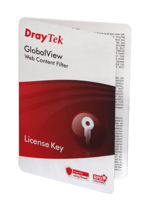 Licencia A 1-año Draytek Filtro contenido web Global 1