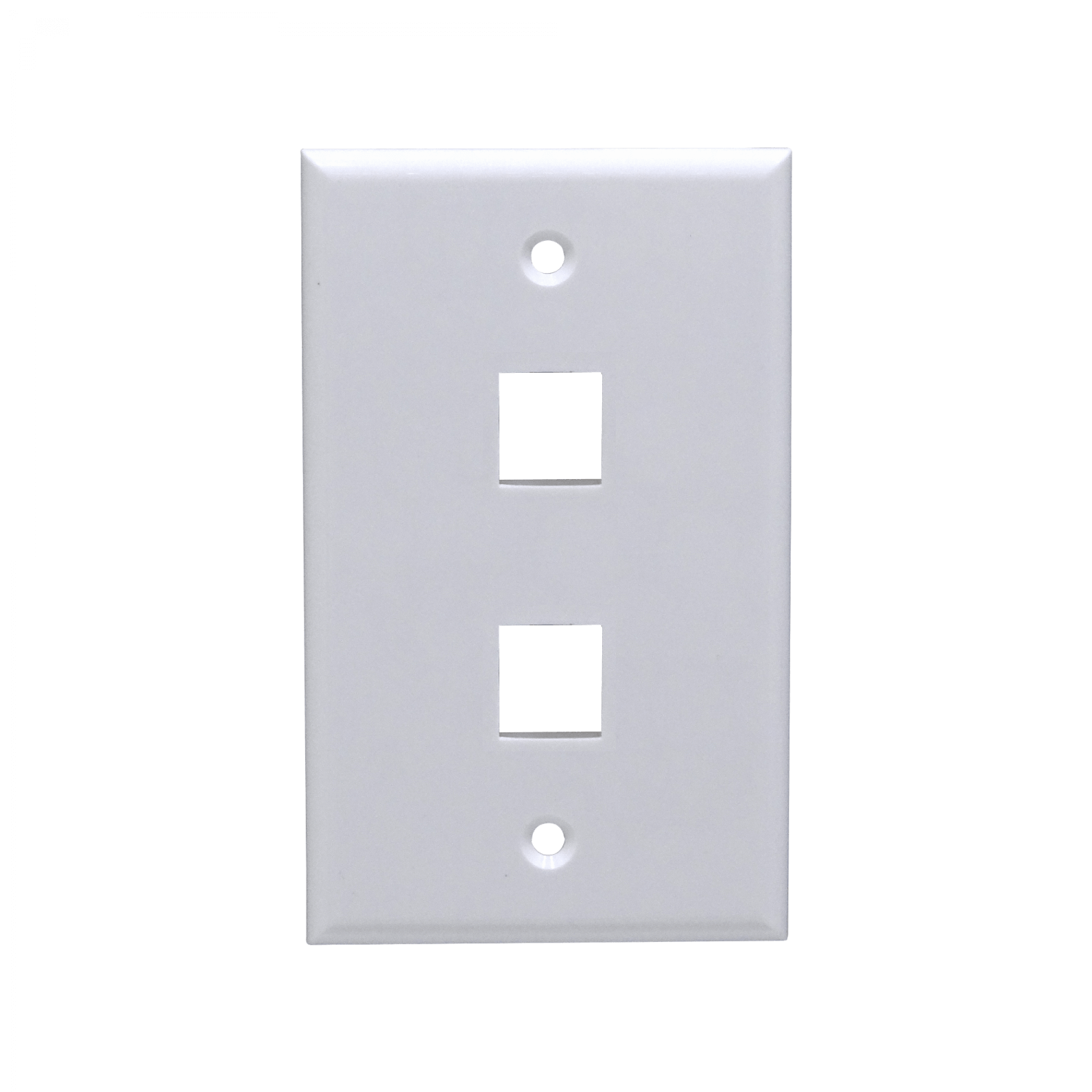 BLANCO 2-Keystone Vertical Faceplate 70x114mm 2