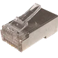 100 unidades FTP STP Conector RJ45 Cat5e Metalizado Crimpeable - Miniatura 2