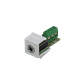 Keystone 35MMFT Conector 3.5mm Hembra, Audio Estéreo 1/8