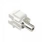 Conector Keystone 3.5mm Audio Hembra a Hembra, Blanco - Miniatura 2
