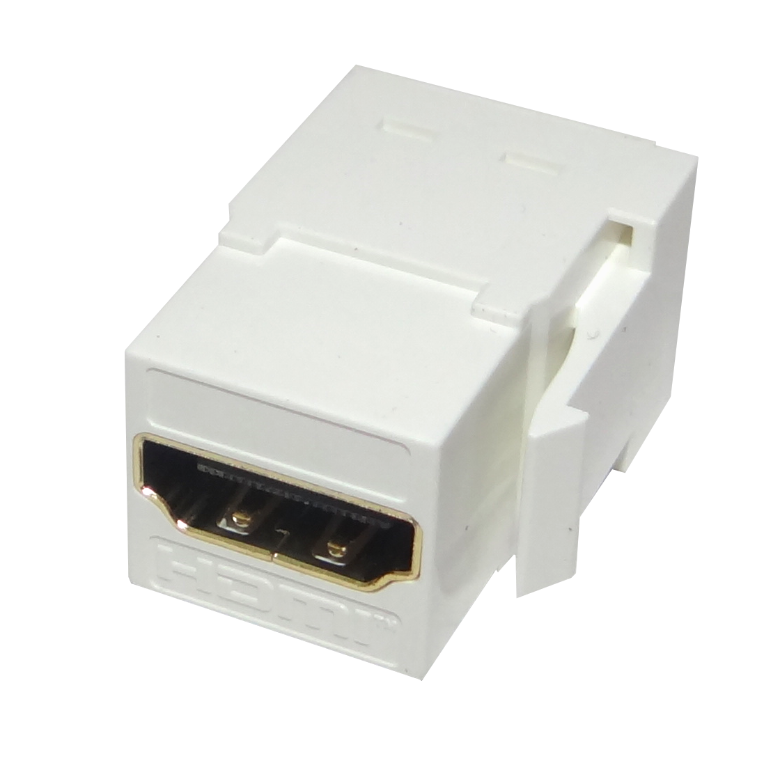 HDMI Hembra-Hembra Keystone Blanco 2