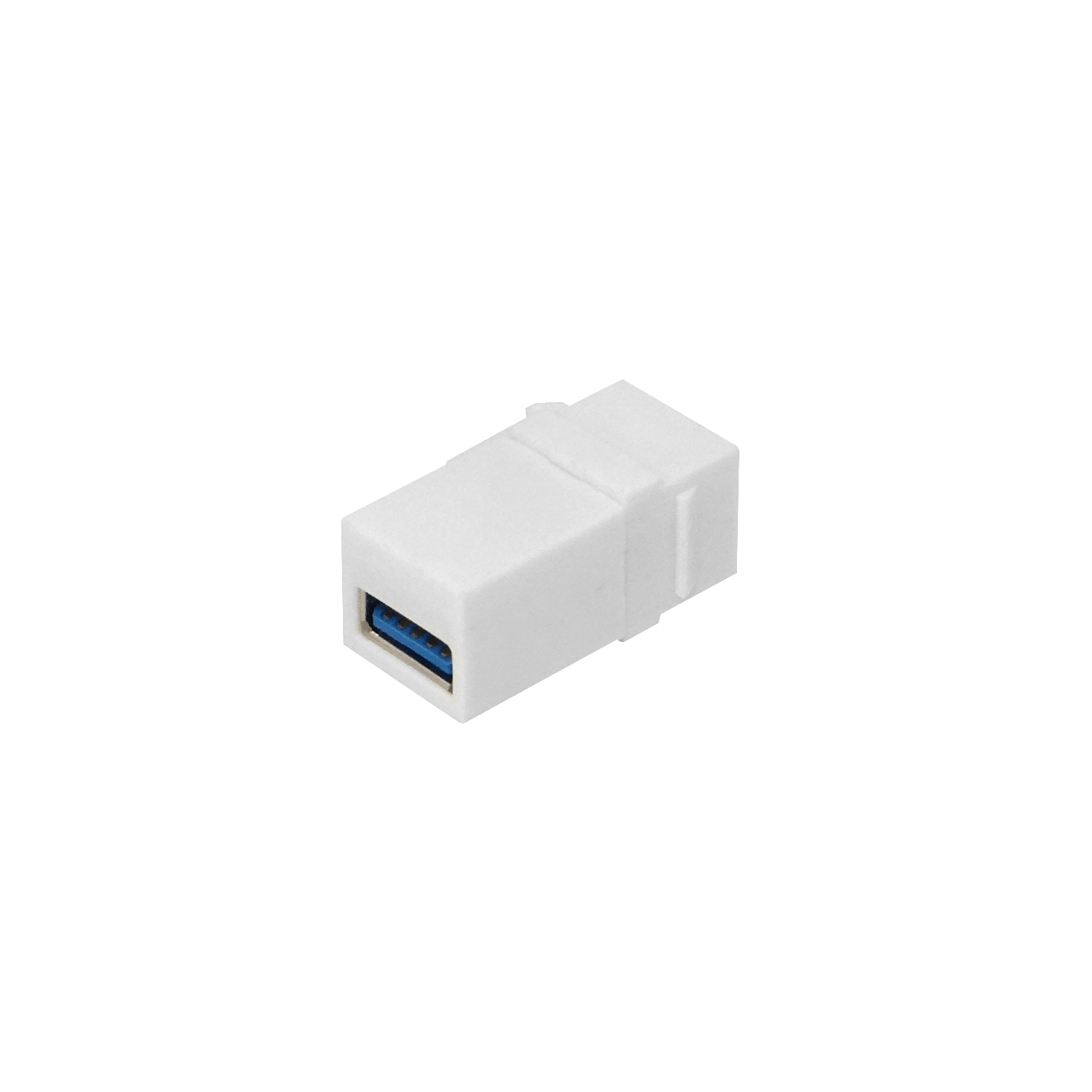 Keystone A-A USB-USB Blanco Plastico 2