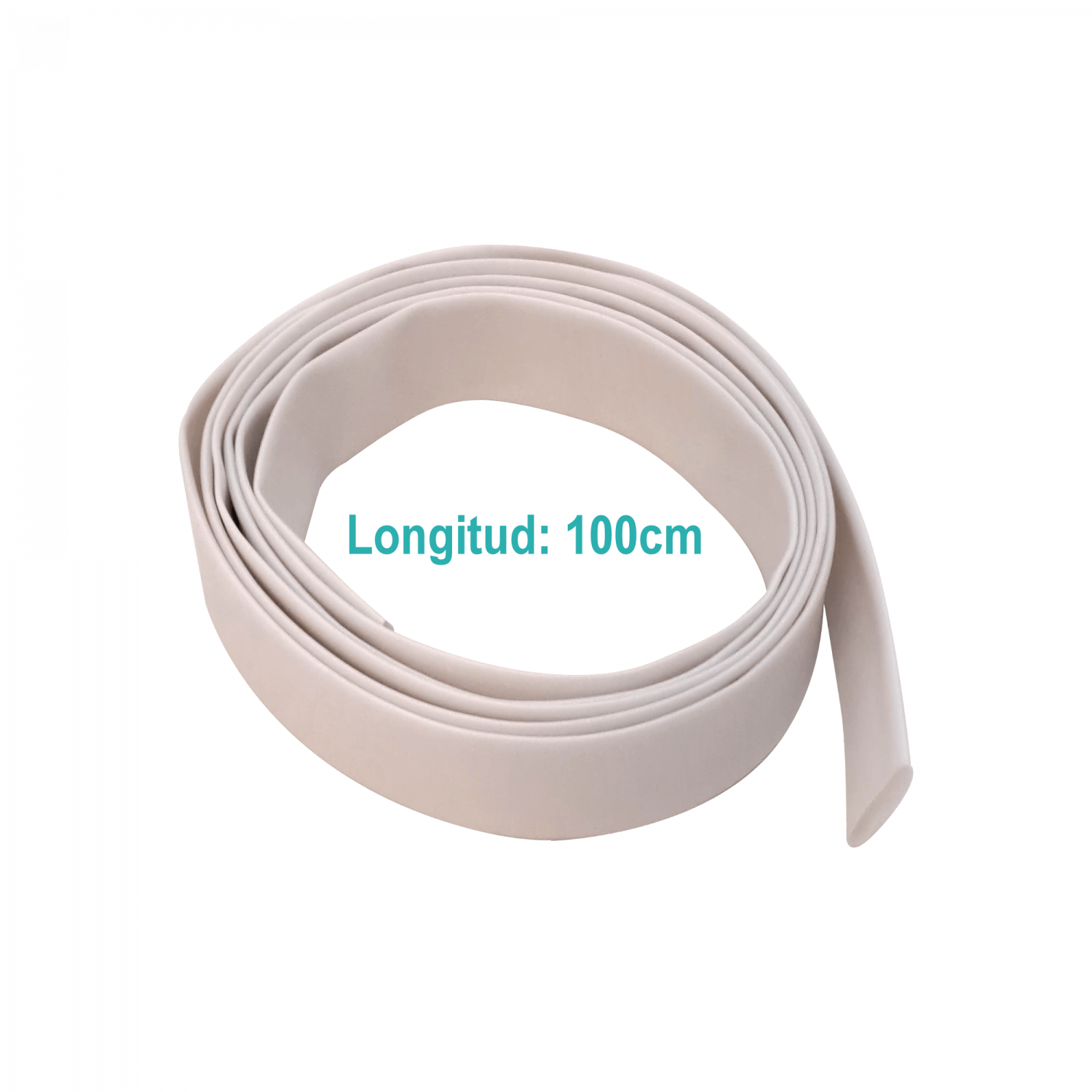 10mm 1mt LMR195 Blanco Termo Contractil Termoretractil PE 2