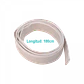 10mm 1mt LMR195 Blanco Termo Contractil Termoretractil PE - Miniatura 2