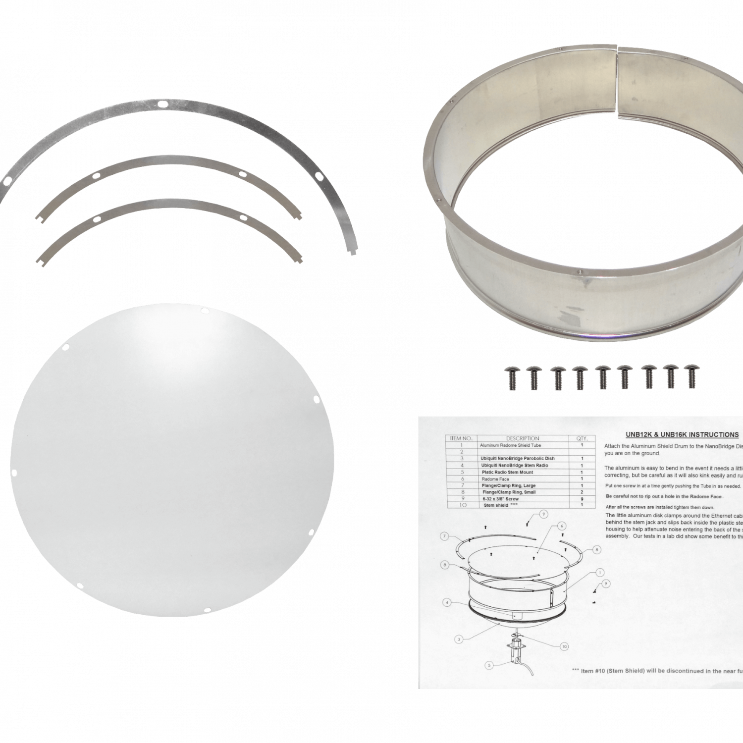 RFARMOR PBE-M5-300 NB-5G22 UNITARIO RADOME-ESCUDO REDUCE-RUIDO 2