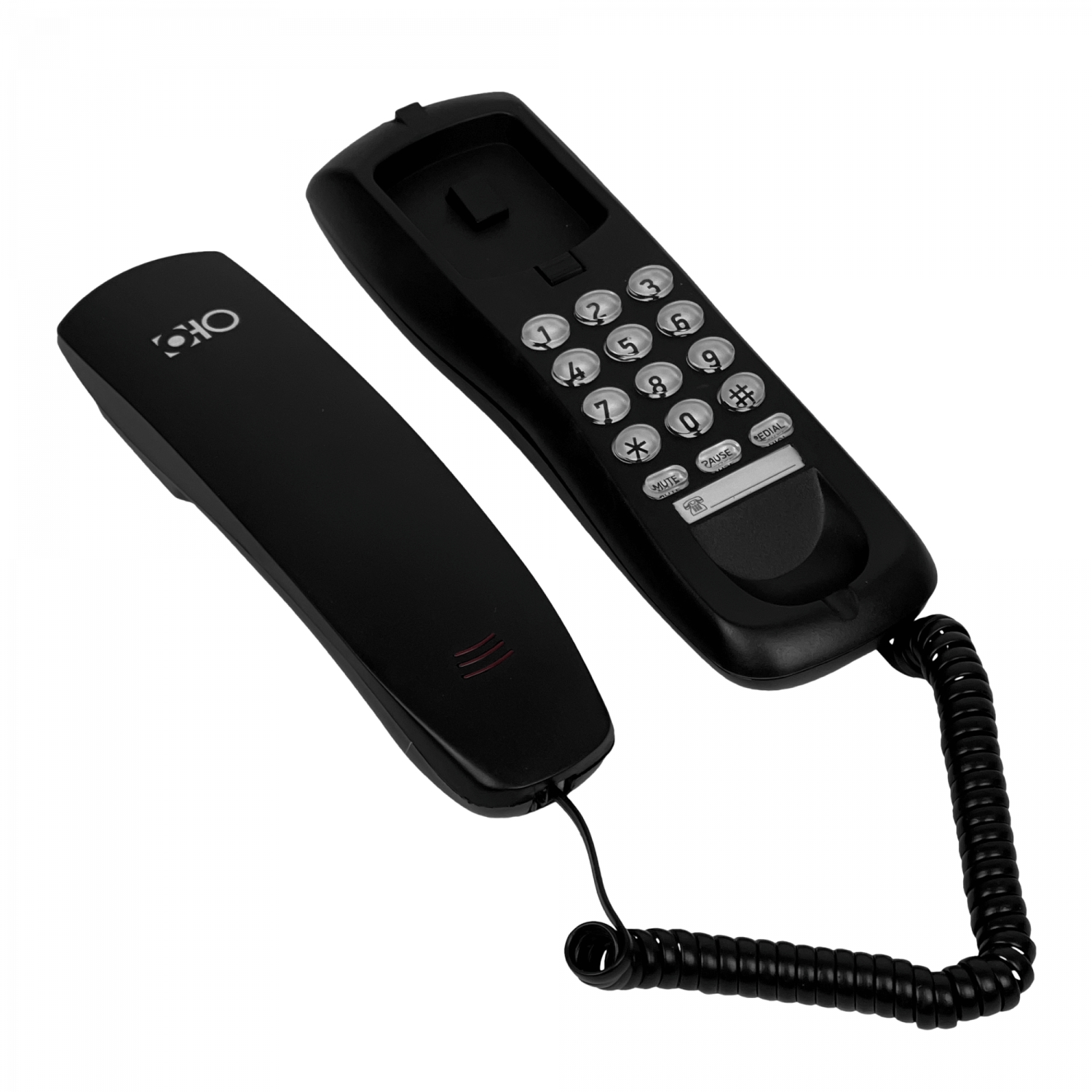 OHO Telefono Analogo Gondola Negro 1-RJ11-M/H 4