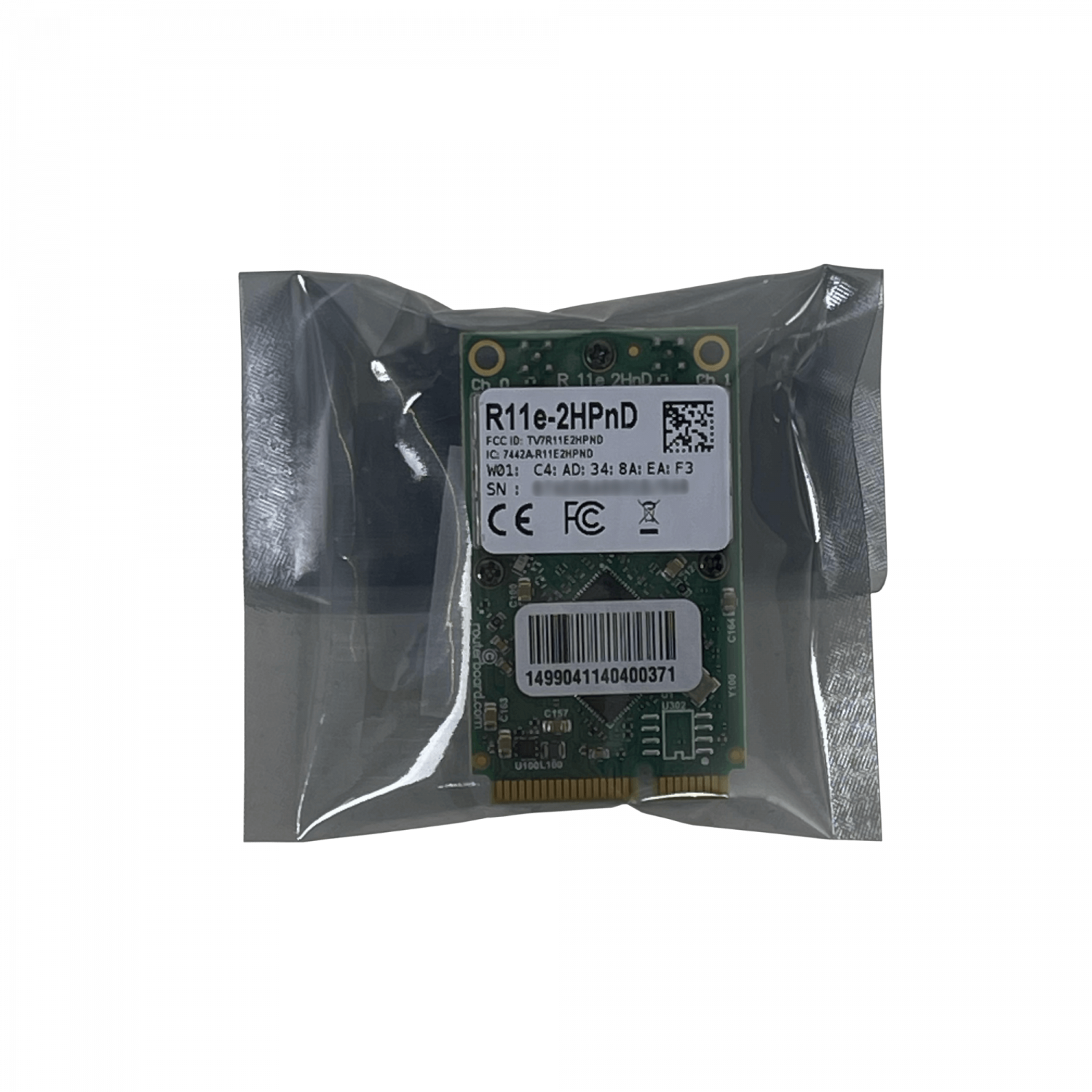 Tarjeta miniPCI-e MikroTik R11e-2HPnD - 2.4 GHz, Alta Potencia 3
