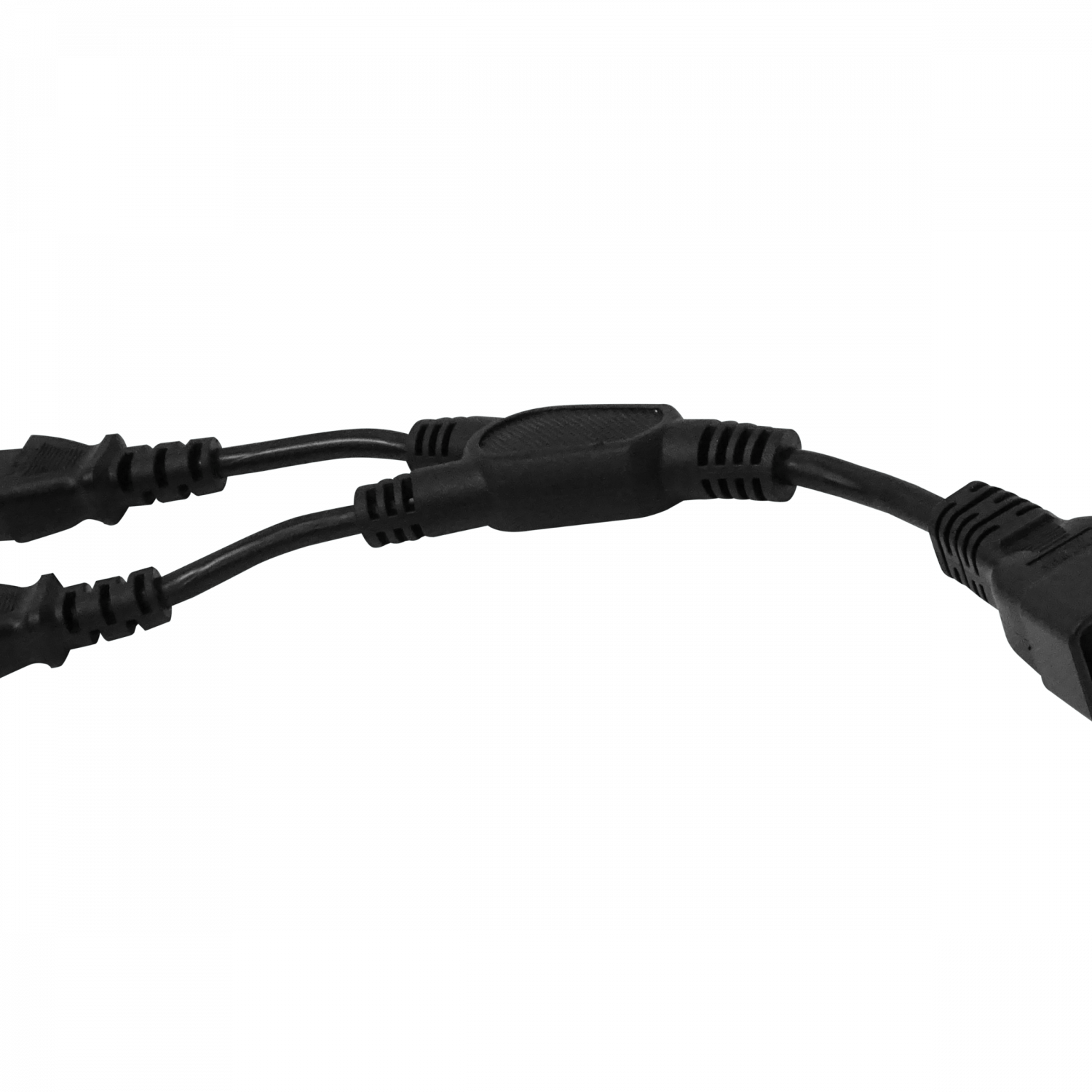 Cable de Poder 2-C13-Hembra-10A 1-C20-Macho-16A, 8+5cm Negro 2