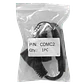 Cable de Poder 2-C13-Hembra-10A 1-C20-Macho-16A, 8+5cm Negro - Miniatura 4