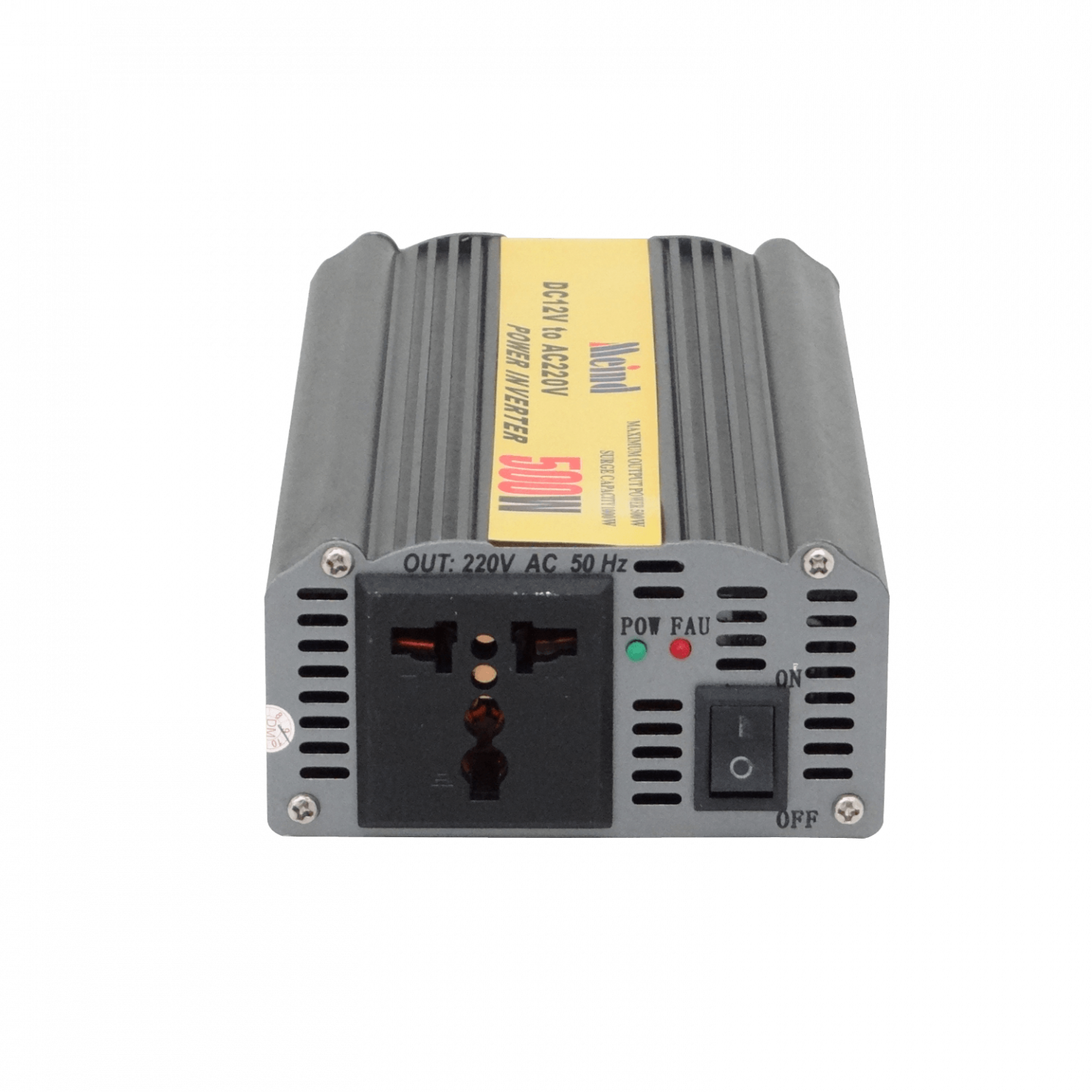 MEIND 300W Max-500W 12VDC-in 220VAC-out inversor c/Ventilador c/pinzas 1