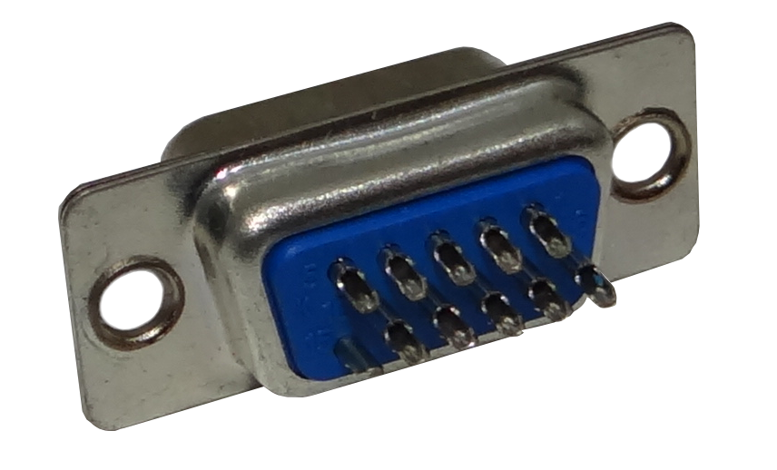 Conector VGA Macho HD15 15 Pines Soldable DE-15/M 31mm 1